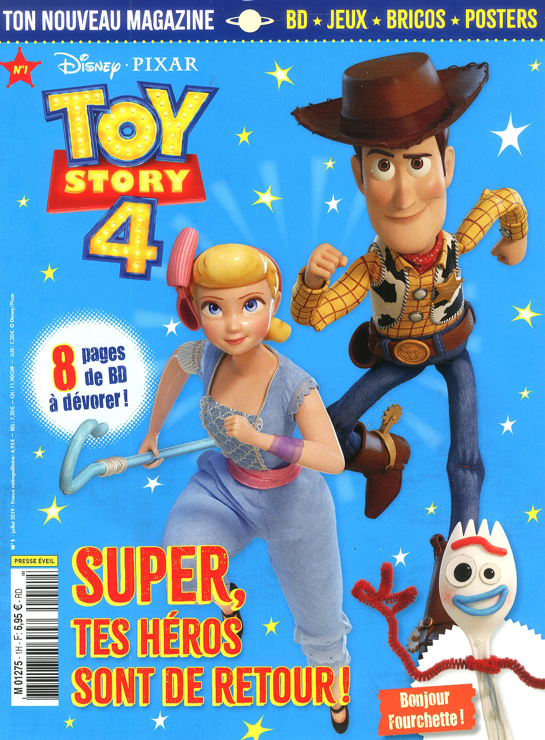 Disney Hachette Presse lance un magazine Toy Story 4 !