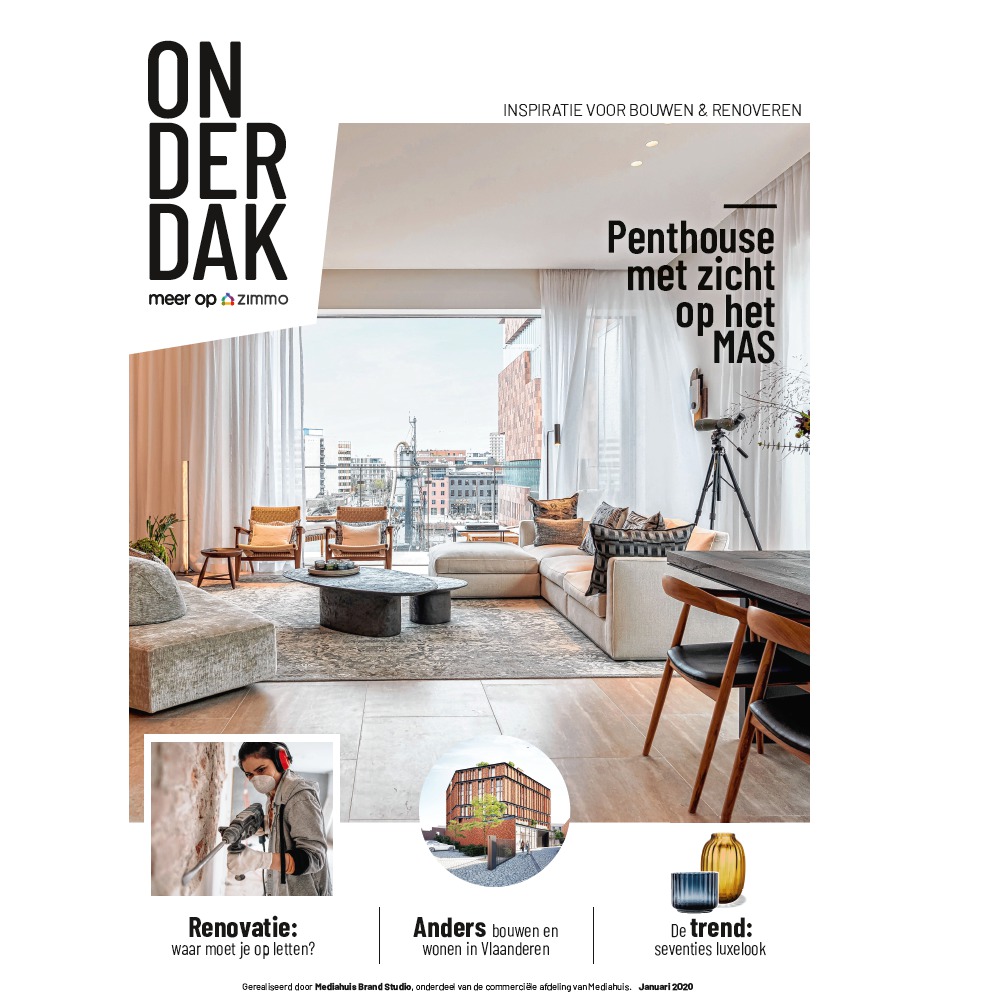 Onderdak, un nouveau supplément aux journaux Mediahuis consacré à l’habitat