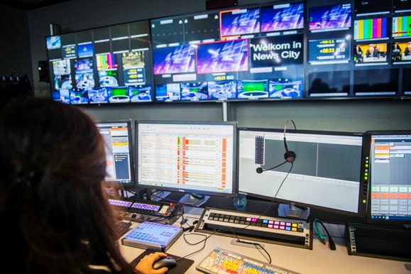 Première diffusion de VTM Nieuws depuis Anvers