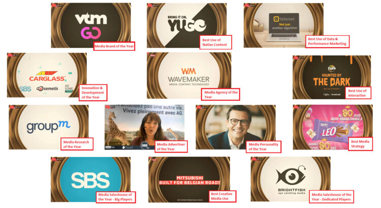 AMMA 2020 : Wavemaker, Ben Jansen, Christine Jean, SBS, Brightfish et VTM Go sont les grands gagnants