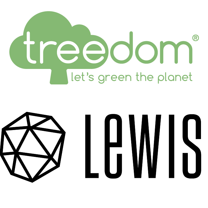 Treedom gaat samenwerking aan met LEWIS