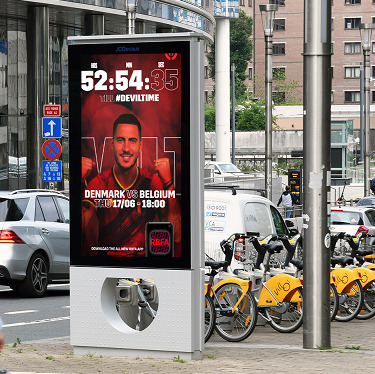 JCDecaux en KBVB lanceren digitale affichagecampagne ‘It’s #DEVILTIME’