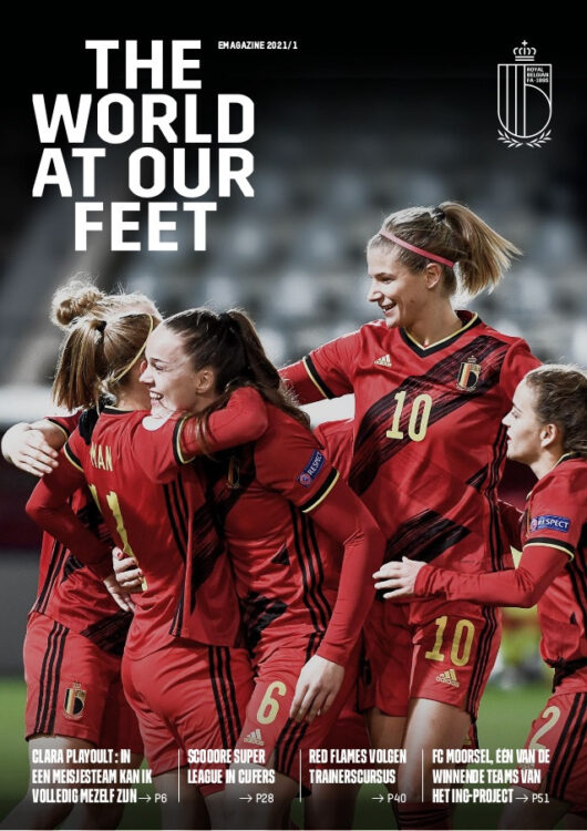 KBVB lanceert eigen e-magazine rond vrouwenvoetbal: ‘The World At Our Feet’