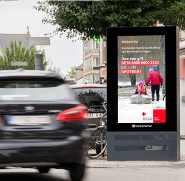 Clear Channel et la Croix-Rouge lancent un appel aux dons