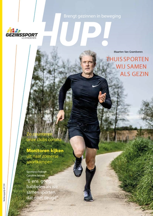 Nieuw magazine HUP! wil gezinnen inspireren en motiveren om te bewegen