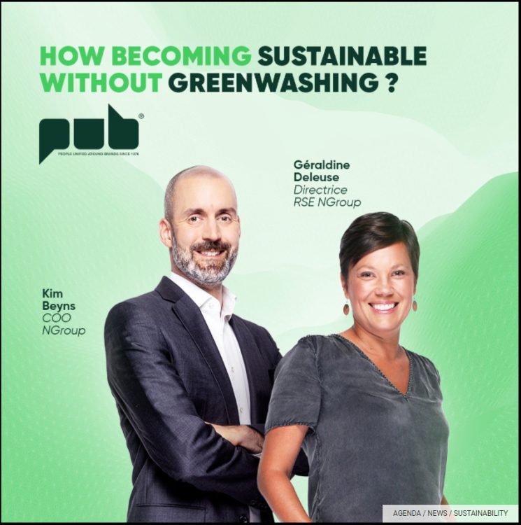 Webinar PUB/Ngroup: How Becoming Sustainable Without Greenwashing