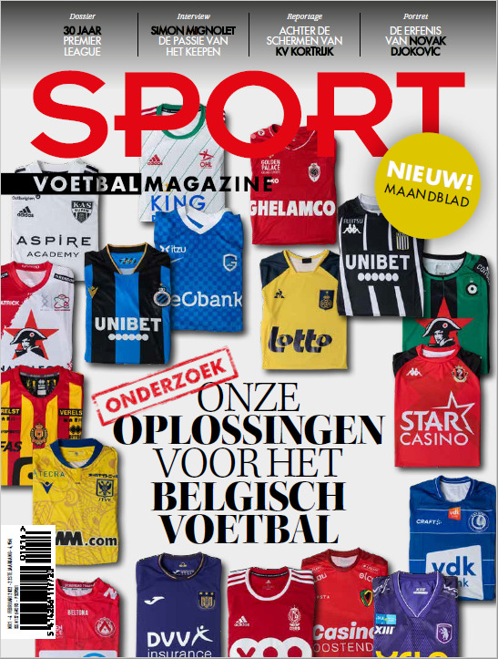 Sport Voetbal Magazine verschijnt als vernieuwd maandblad
