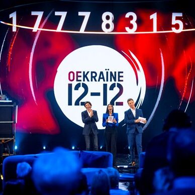 Benefiet van Vlaamse omroepen brengt bedrag van Oekraïne 12-12 op 17.778.315 euro