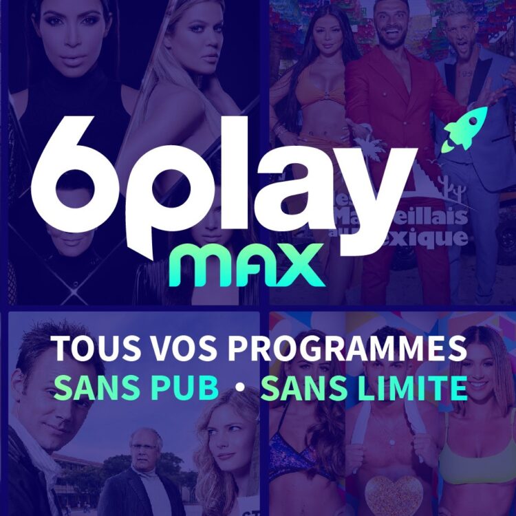 Le Groupe M6 lance son application de streaming payante 6play max
