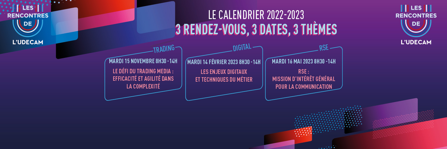 Rencontres de l’UDECAM 2022-2023 : le mot de Damien de Foucault