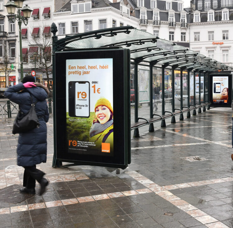 JCDecaux installeert 20 nieuwe digitale schermen in Brussel
