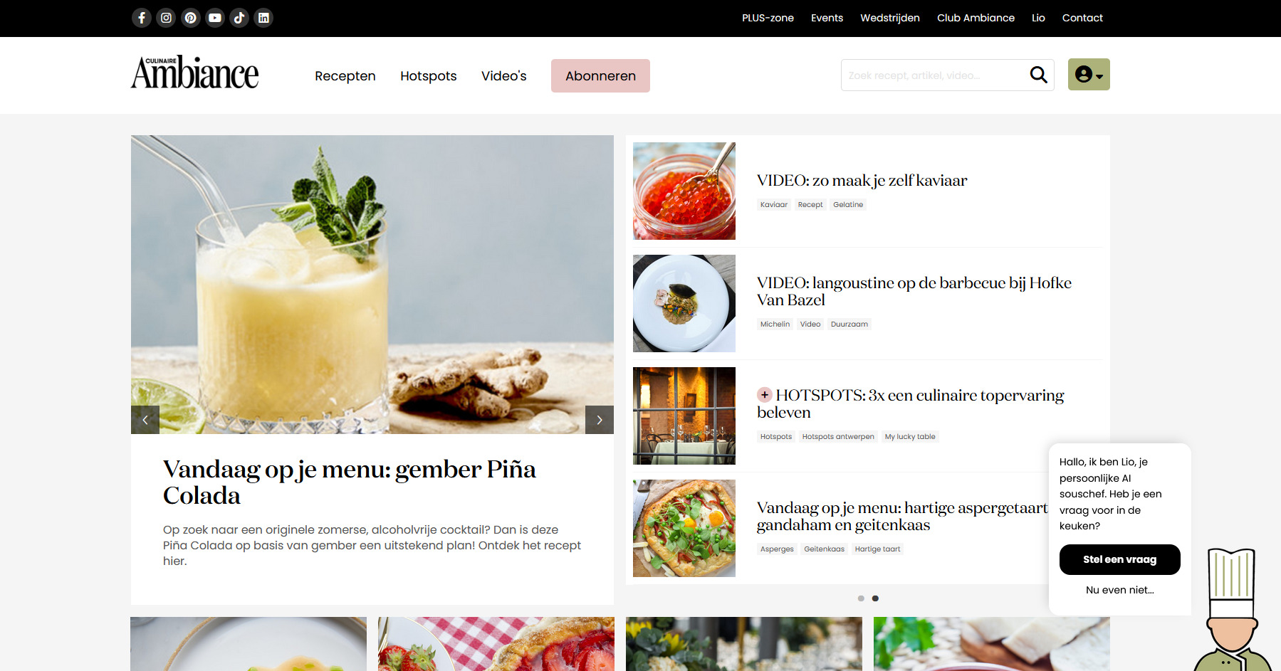 Culinaire Ambiance maakt van zijn magazine een volledig digitale publicatie
