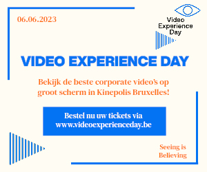 Komt u ook? De Video Experience Day op 6 juni in Kinepolis Brussel