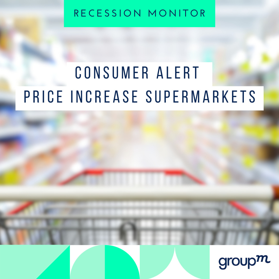 GroupM Recession Monitor: Wat is het effect van de prijsstijgingen op het supermarktbudget?