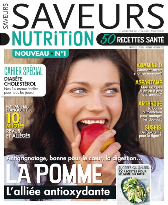 Burda Bleu élargit sa gamme Saveurs avec un nouveau magazine : Saveurs Nutrition