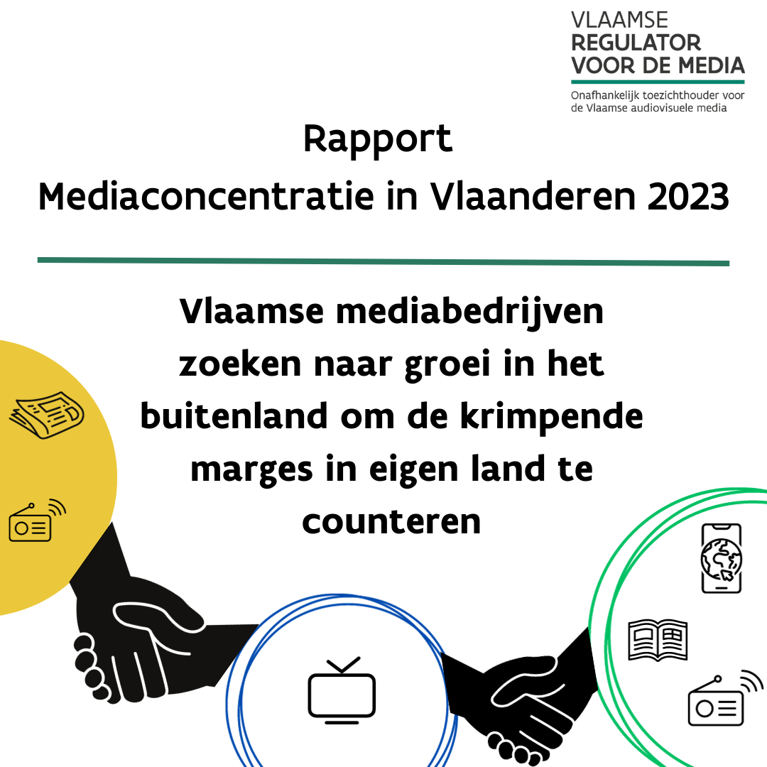 Vlaamse mediabedrijven zoeken naar groei in het buitenland om krimpende marges in eigen land te counteren