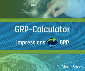 GRP-Calculator versimpelt de dialoog tussen Impressions en GRP’s – nu op basis van de Golden Standard