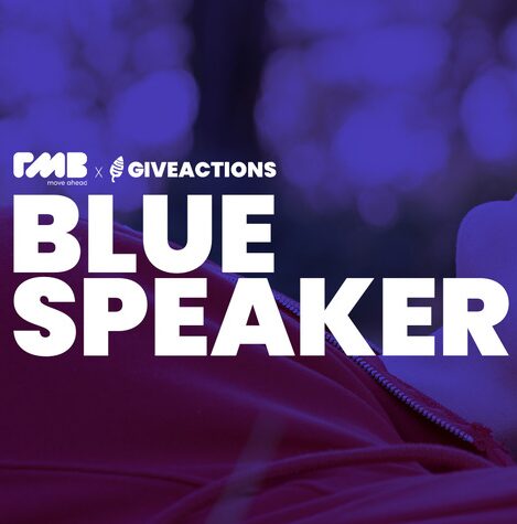 RMB en GiveActions lanceren audio-aanbod Blue Speaker