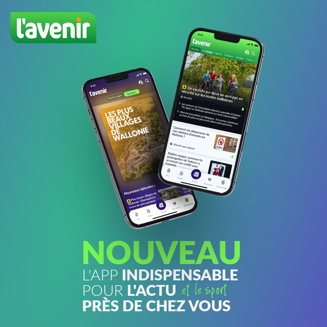 L’Avenir lanceert nieuwe gratis app voor actualiteit en sport