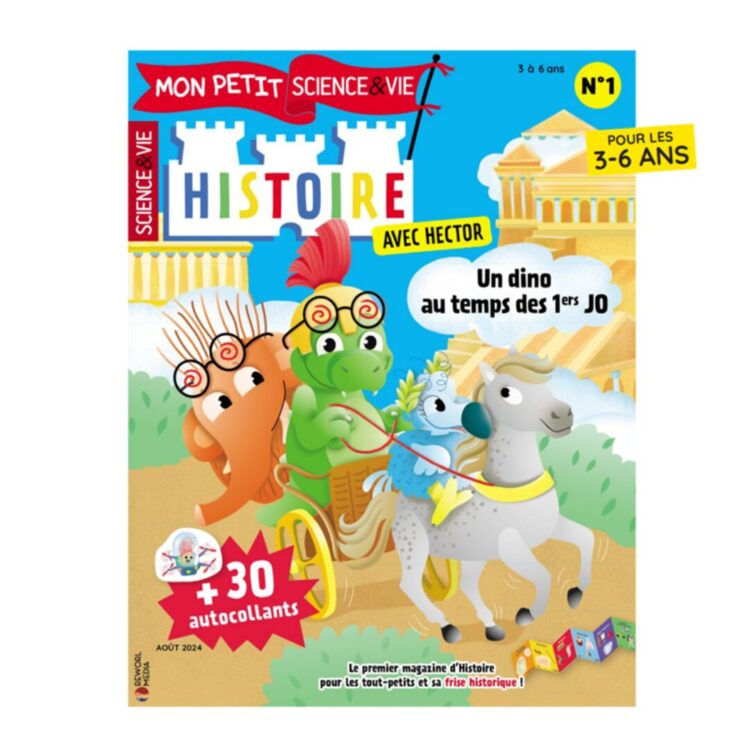 Lancement du premier magazine d’Histoire de Science & Vie pour les 3-6 ans