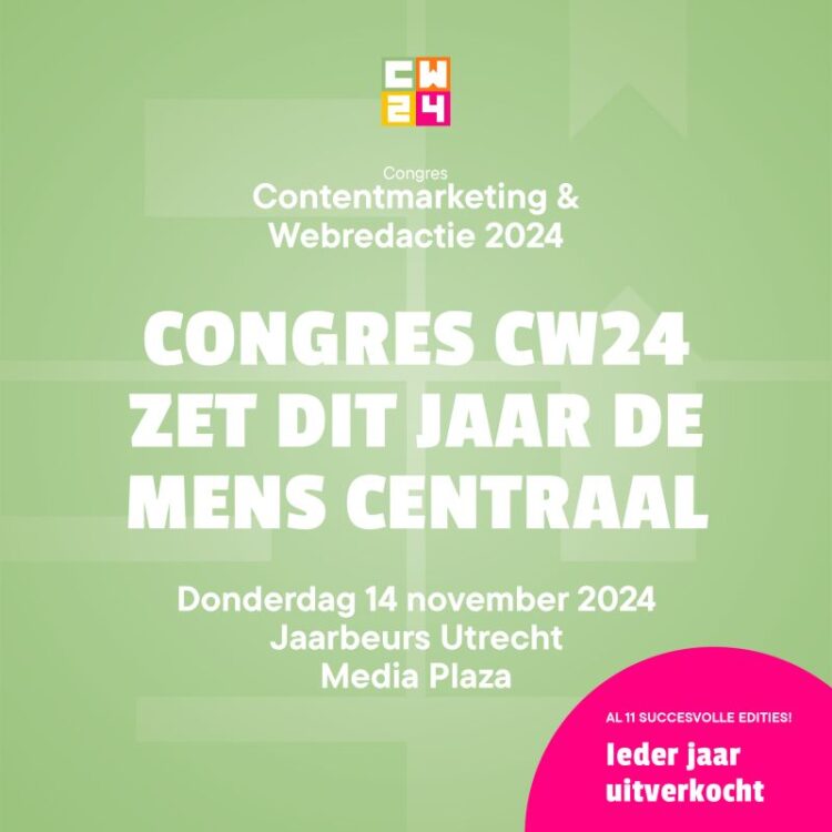 iO: Congres Contentmarketing & Webredactie op 14 november in Utrecht