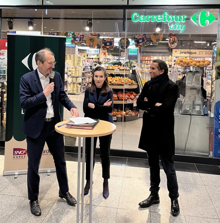 Carrefour et Lagardère Travel Retail vont déployer des magasins alimentaires dans les gares