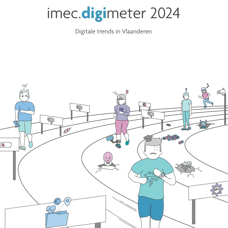 imec.digimeter 2024: Vlaming spendeert dagelijks 182 minuten op smartphone