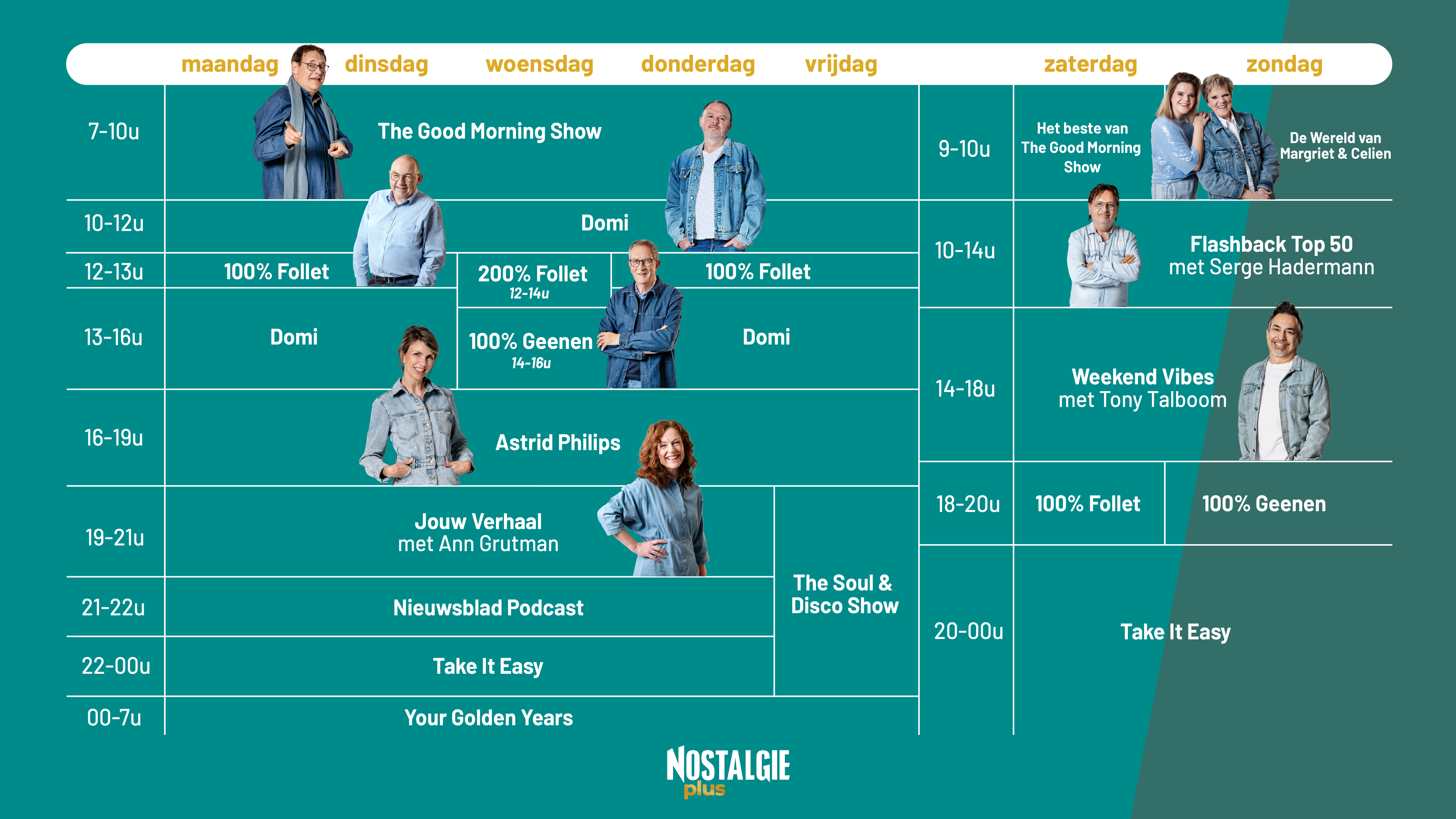 https://be.themedialeader.com/wp-content/uploads/2025/08/Nostalgie-Plus-programma-schema-2025-V3.png