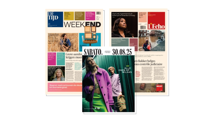 Mediafin verhoogt tijdelijk de oplage van De Tijd, L’Echo en Sabato met 35%