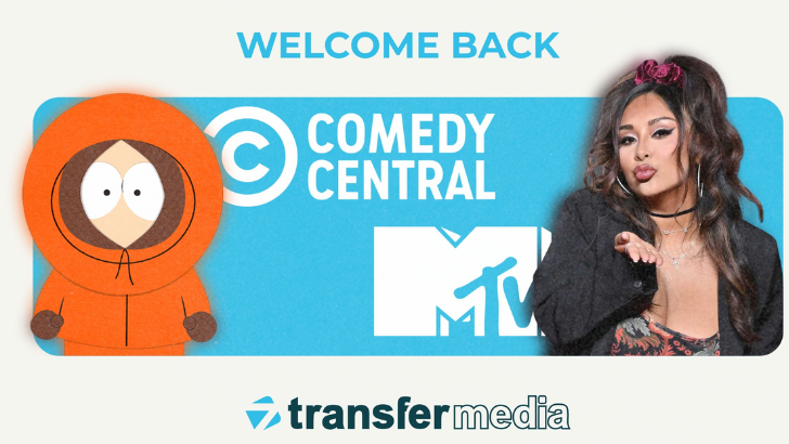 MTV NL en Comedy Central NL keren terug naar het Vlaamse portfolio van Transfer Media