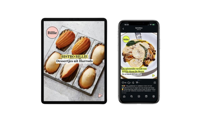 Nouveaux packs vidéo de marque chez Billie axés sur la vidéo social-first verticale