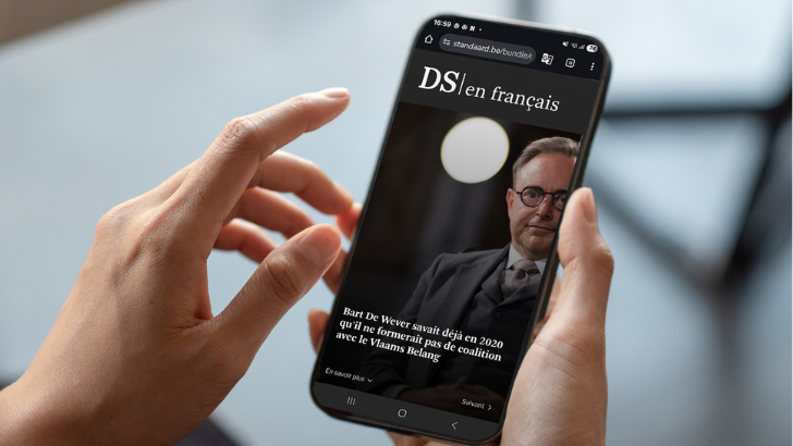 De Standaard lanceert een digitale Franstalige versie