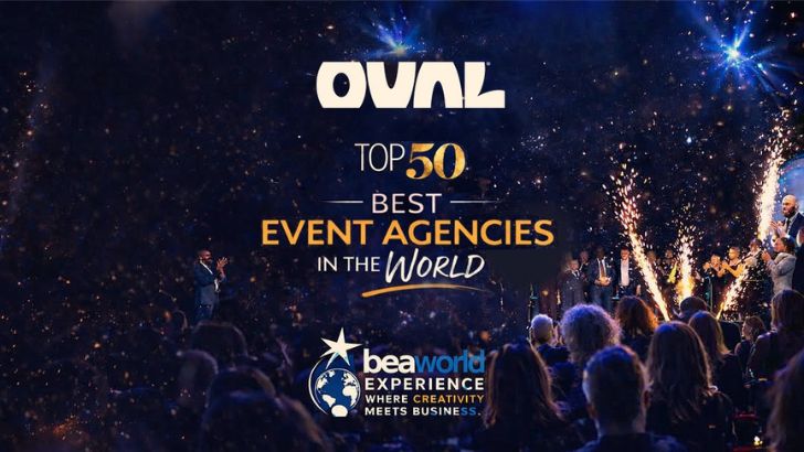 OVAL behoort tot de beste evenementenbureaus ter wereld