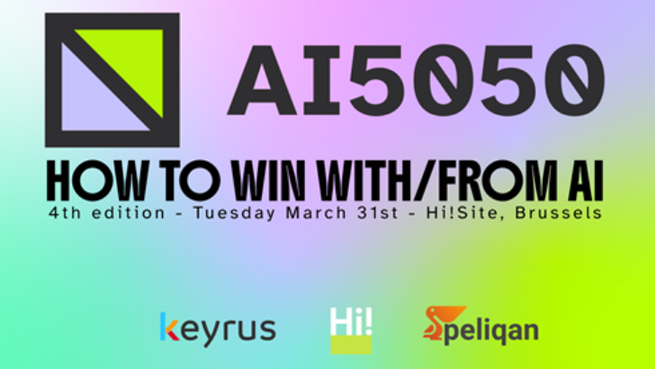 AI5050 revient le 31 mars : la conférence belge met l’accent sur une IA qui fonctionne en entreprise