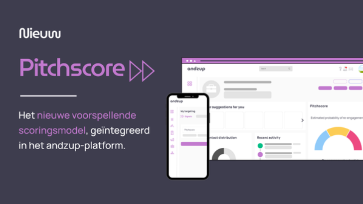 Vooruitlopen op toekomstige pitches: Andzup lanceert een voorspellend scoringsmodel in zijn platform