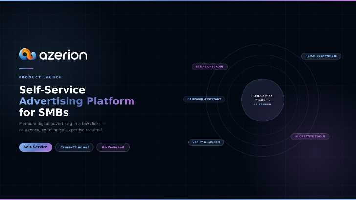Azerion lance une nouvelle plateforme self-service pour les PME