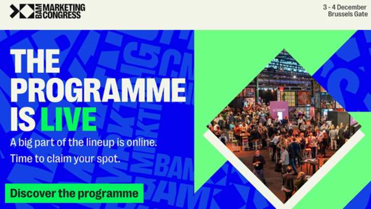 BAM Marketing Congress maakt programma bekend voor 3 en 4 december